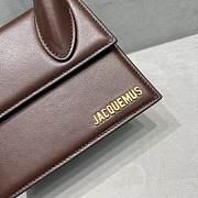 Jacquemus Le Chiquito Moyen Dark Brown Bag 18x15.5x8 cm - 3