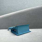 Jacquemus Le Chiquito Moyen Turquoise Bag 18x15.5x8 cm  - 4