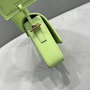 Jacquemus Le Carinu Green Smooth Leather 19x13x3.5 cm - 6