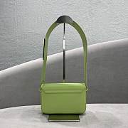 Jacquemus Le Carinu Green Smooth Leather 19x13x3.5 cm - 5