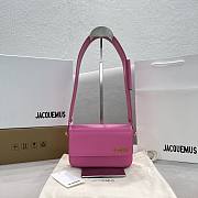 Jacquemus Le Carinu Pink Smooth Leather 19x13x3.5 cm - 1