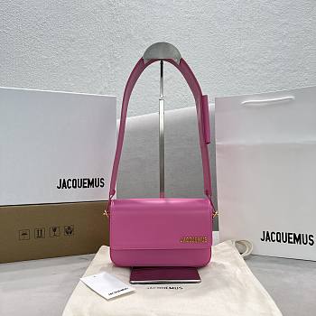 Jacquemus Le Carinu Pink Smooth Leather 19x13x3.5 cm