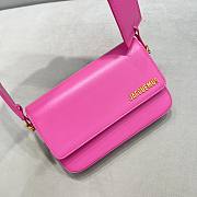 Jacquemus Le Carinu Pink Smooth Leather 19x13x3.5 cm - 4