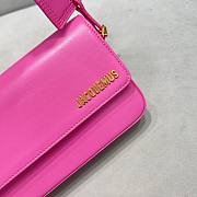Jacquemus Le Carinu Pink Smooth Leather 19x13x3.5 cm - 3