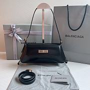 Balenciaga XX Flap Stretch BB-logo Black Leather size 27x4.8x15.5 cm - 1