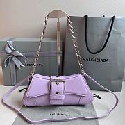 Balenciaga Lindsay Small Light Purple Leather size 29x13x4.8 cm - 1