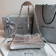 Balenciaga Lindsay Small Silver Leather size 29x13x4.8 cm - 4