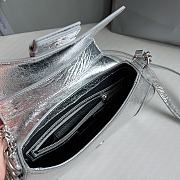 Balenciaga Lindsay Small Silver Leather size 29x13x4.8 cm - 2
