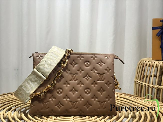 Louis Vuitton Coussin PM Taupe M21263 size 26 x 20 x 12 cm - 1