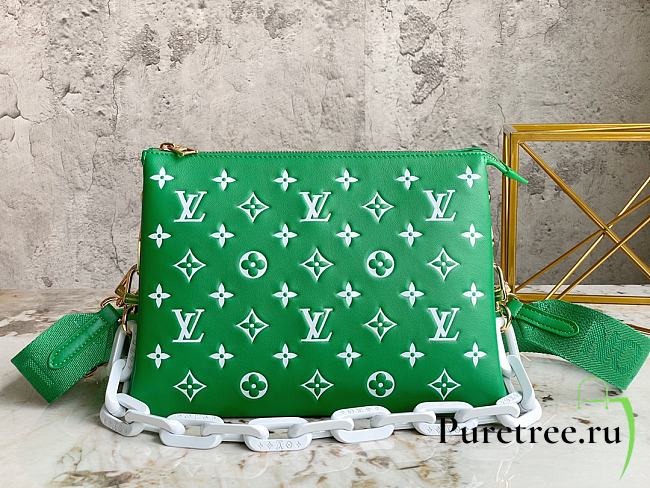 Louis Vuitton Coussin PM Green M20760 size 26 x 20 x 12 cm - 1