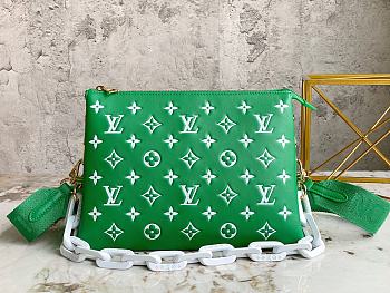 Louis Vuitton Coussin PM Green M20760 size 26 x 20 x 12 cm