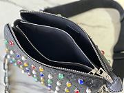 LV Coussin PM Black Lambskin Sparkling Crystals M22429 26x20x12 cm  - 6
