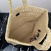 Pradad Raffia Tote Bag Natural Straw/Wicker 1BG392 size 40x34x15 cm - 4