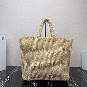 Pradad Raffia Tote Bag Natural Straw/Wicker 1BG392 size 40x34x15 cm - 2