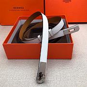 Kelly 18 Belt White Epsom Leather - 5