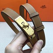 Kelly 18 Belt Brown Epsom Leather - 6