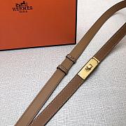Kelly 18 Belt Brown Epsom Leather - 5