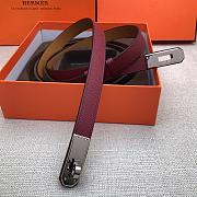 Kelly 18 Belt Burgundy Epsom Leather - 2
