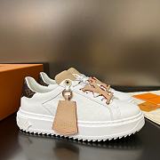 LV Time Out Sneaker Ecru Beige - 1