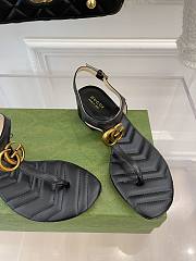 Gucci Double G Sandal Black - 3