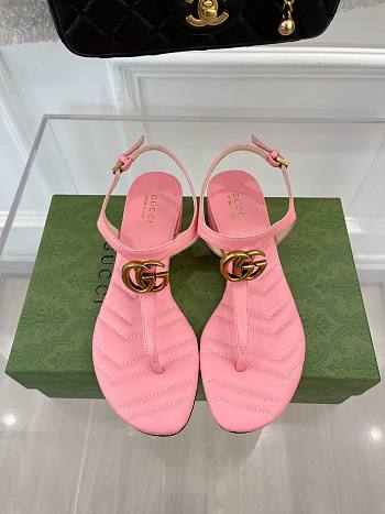 Gucci Double G Sandal Pink