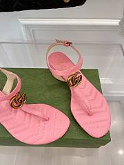 Gucci Double G Sandal Pink - 6