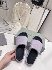 Balenciaga Platform Slide Sandal Light Purple - 4