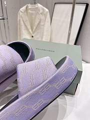 Balenciaga Platform Slide Sandal Light Purple - 2