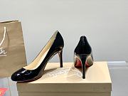 Christian Louboutin Dolly Pump Black Patent Calf Leather 85mm - 5