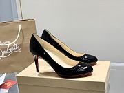 Christian Louboutin Dolly Pump Black Patent Calf Leather 85mm - 4