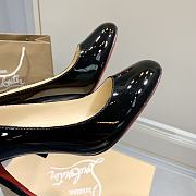 Christian Louboutin Dolly Pump Black Patent Calf Leather 85mm - 3