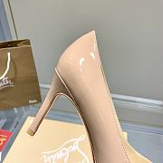 Christian Louboutin Dolly Pump Nude Patent Calf Leather 85mm - 3