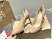 Christian Louboutin Dolly Pump Nude Patent Calf Leather 85mm - 6