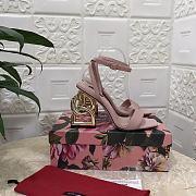 Dolce & Gabbana Pink Smooth Leather Sandals with 10.5cm heel - 4