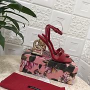 Dolce & Gabbana Red Smooth Leather Sandals with 10.5cm heel - 6