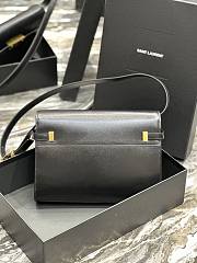 YSL Manhattan Shoulder Bag In Black Box Saint Laurent Leather - 5
