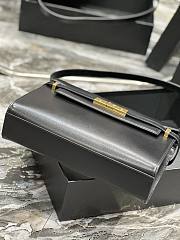 YSL Manhattan Shoulder Bag In Black Box Saint Laurent Leather - 4