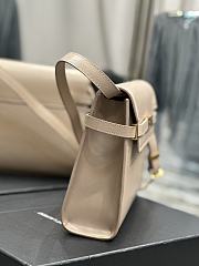 YSL Manhattan Shoulder Bag In Rosy Sand Box Saint Laurent Leather - 5