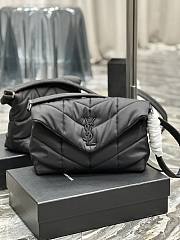 YSL Loulou Puffer Messenger Bag In Econyl Regenerated Nylon 34x27x12 cm - 1
