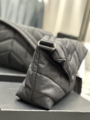 YSL Loulou Puffer Messenger Bag In Econyl Regenerated Nylon 34x27x12 cm - 5