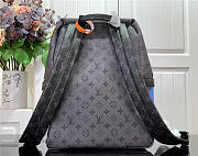LV x YK Discovery Backpack Monogram with Pumpkin Print size 30x40x20 cm - 5