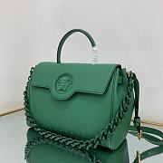 Versace La Medusa Large Handbag Green Size 35x14x25 cm - 6