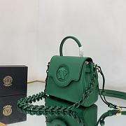 Versace La Medusa Small Handbag Green Size 20x10x17 cm - 6
