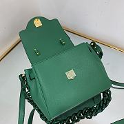 Versace La Medusa Small Handbag Green Size 20x10x17 cm - 4