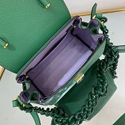 Versace La Medusa Small Handbag Green Size 20x10x17 cm - 2