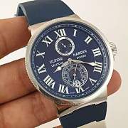 Ulysse Nardin Maxi Marine Chronometer 43mm Blue 263-67 - 3