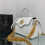 Versace La Medusa Medium Handbag White Size 25x15x22 cm - 2