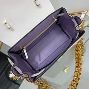 Versace La Medusa Medium Handbag White Size 25x15x22 cm - 4