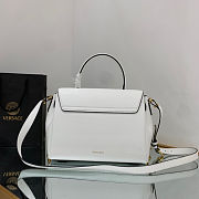 Versace La Medusa Medium Handbag White Size 25x15x22 cm - 5