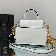 Versace La Medusa Small Handbag White Size 20x10x17 cm - 6